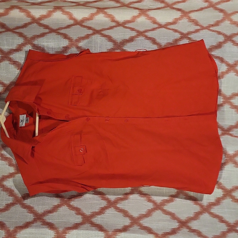 Women's Button Up Tank Top